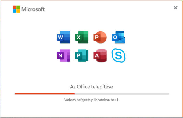 Microsoft .Office Telepítés Folyamatban