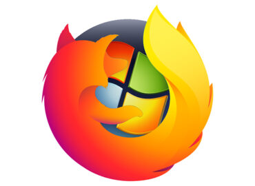 Firefox logo with Windows 7